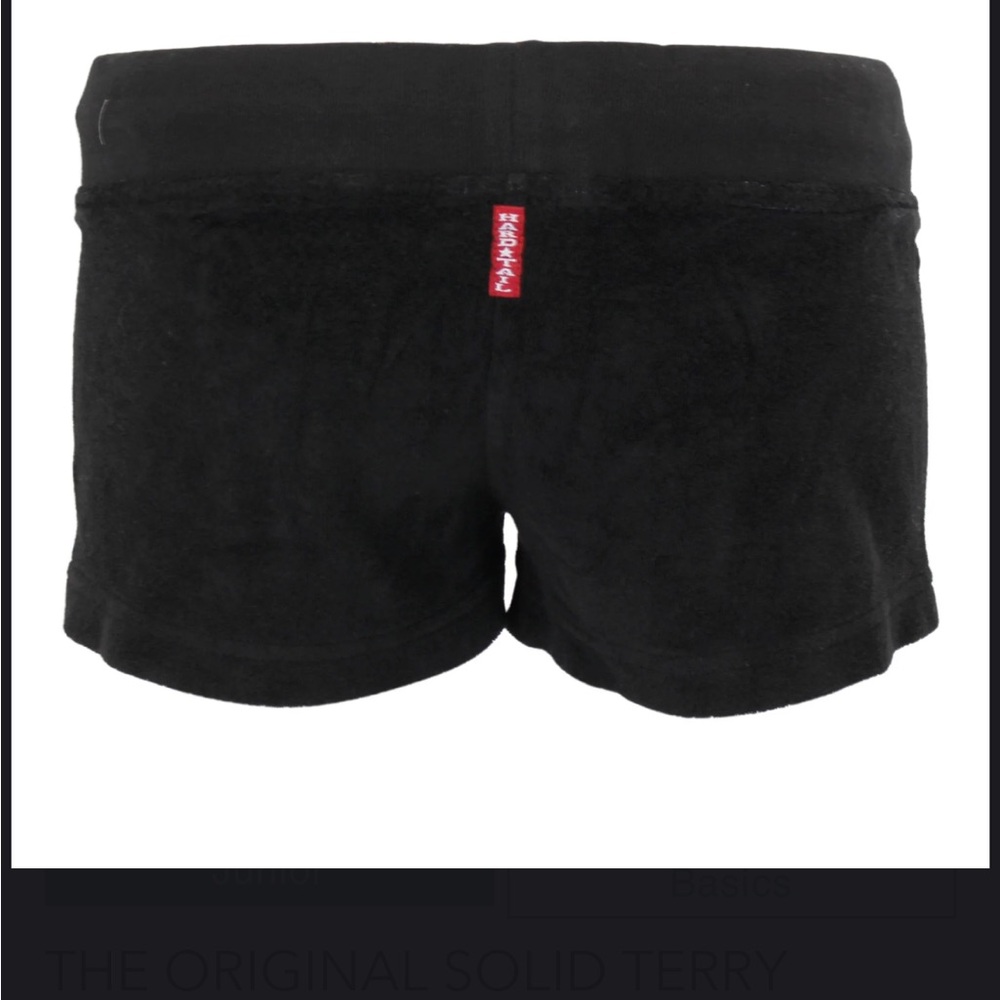 Hard Tail Black Terry Athletic Shorts